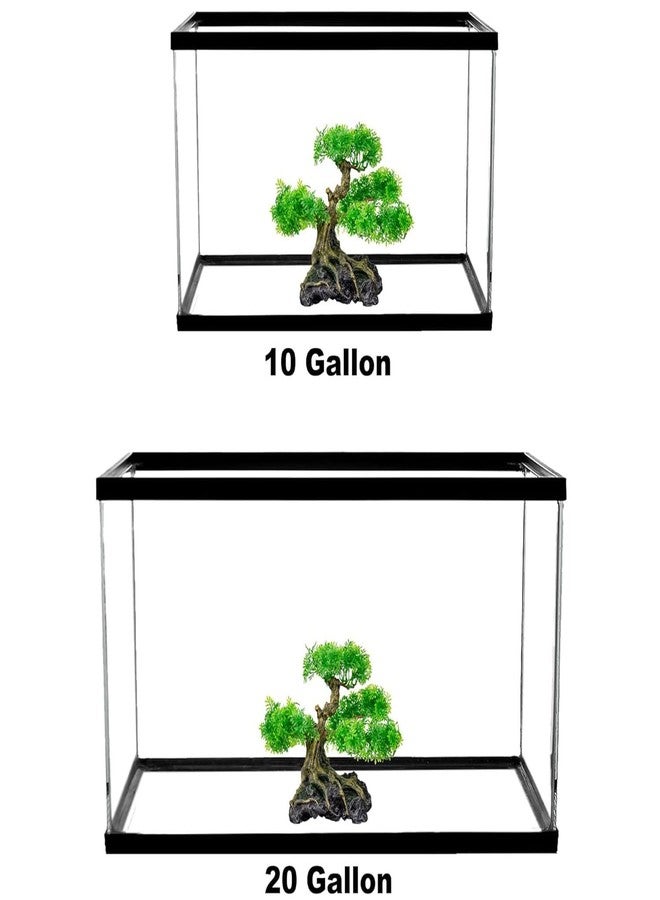 UNEAK - Aquarium Bonsai Tree Plant Fish Tank Decorations Medium/Large Resin Plastic Artificial Plants Flower Ornament Beta Goldfish Decoration Ornaments Freshwater & Saltwater Décor - Image 3